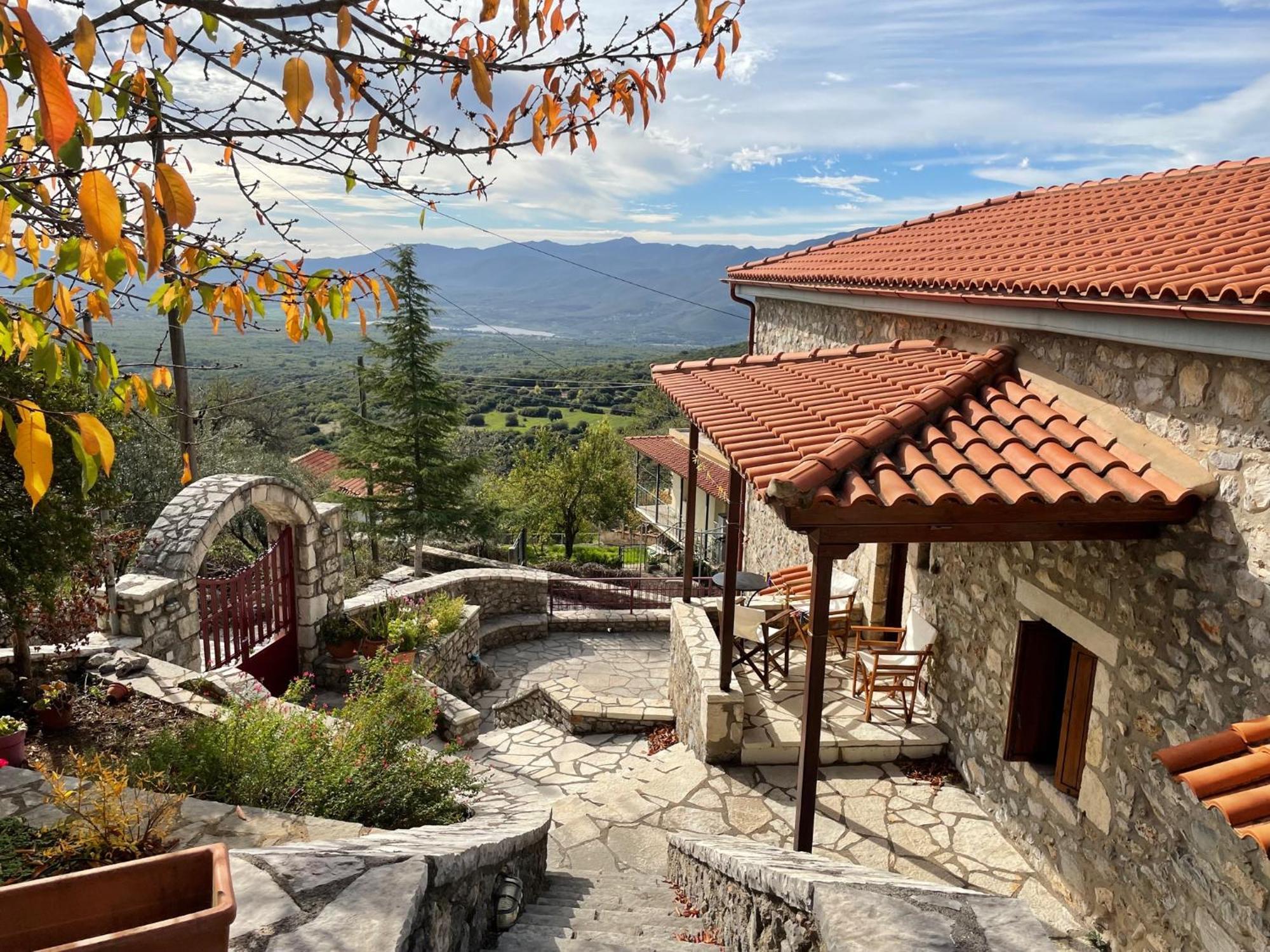 Terra Petra Villa At Psari Trikolonon Gortynia Ψάρι Εξωτερικό φωτογραφία