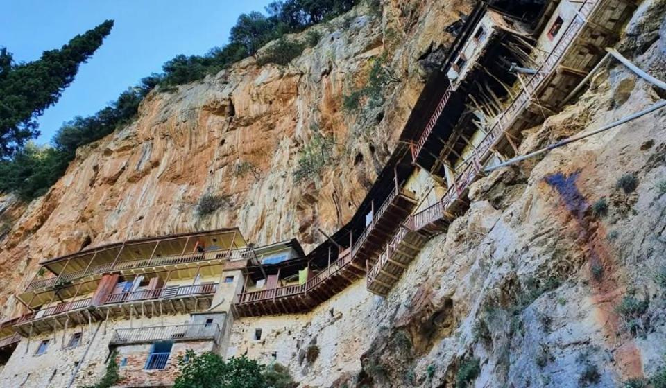 Terra Petra Villa At Psari Trikolonon Gortynia Ψάρι Εξωτερικό φωτογραφία